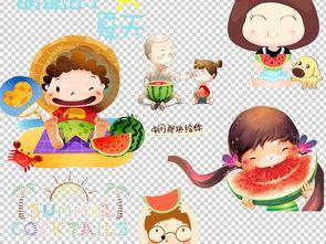 娱乐吃瓜背景图图片可爱,可爱吃瓜图鉴